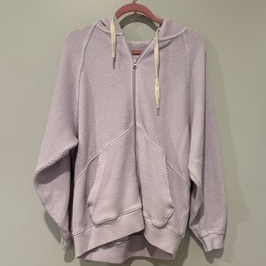 Aerie Lavender Zip-Up Hoodie